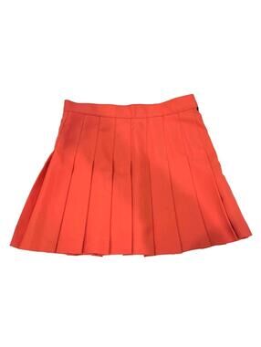 American Apparel Watermelon Pink Pleated Short Mini Tennis Skirt- Size Medium